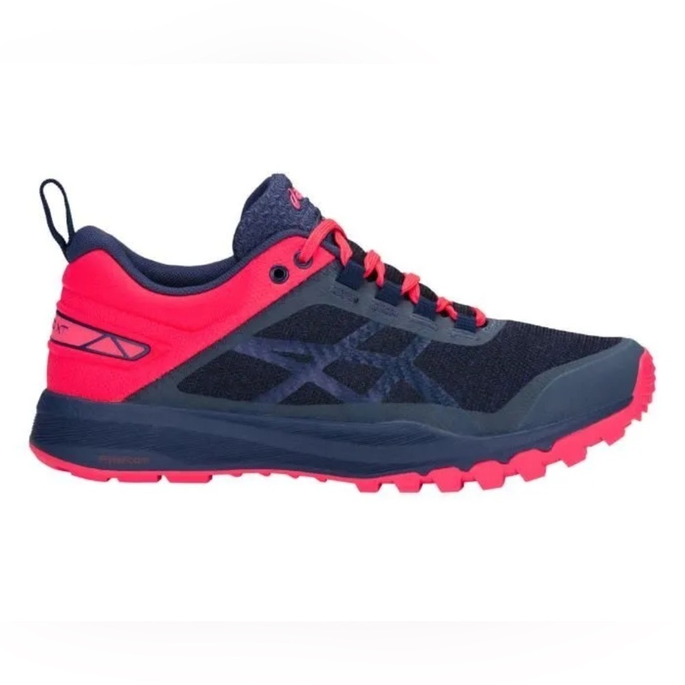 Oasis Dark Blue and Bright Pink Athletic Shoes
